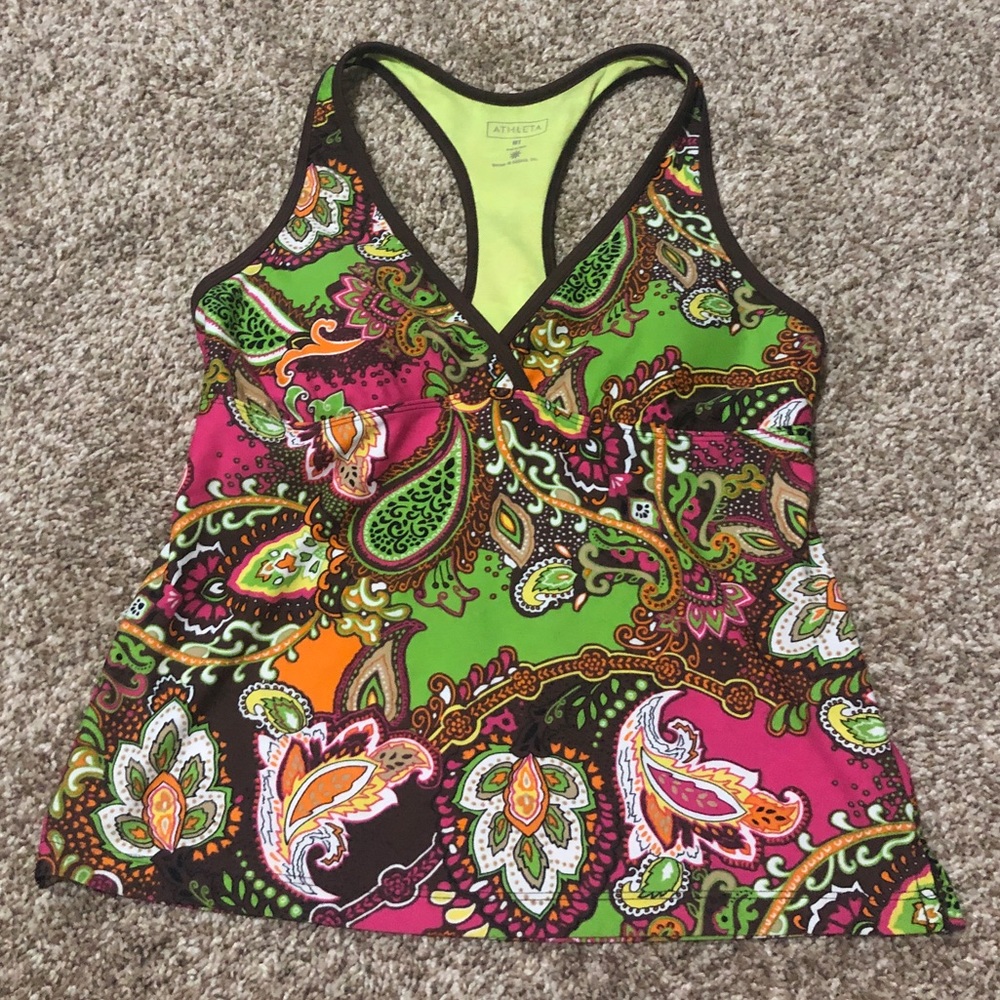 Athleta padded tank top -medium tall